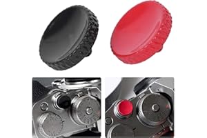 FADBUDS Set of 2 Shutter Release Buttons for Fuji, Metal Brass Soft Shutter Release Button, Camera Button, Universal Concave Surface Release Button, Soft Release Button for Fujifilm Leica Canon Nikon Sony