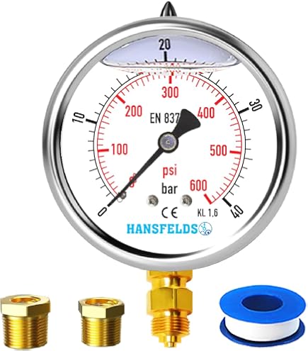 MEANLIN MEASURE -1~0BAR/-15~0PSI Trockenes Manomete Produktbild-Vorschau 14