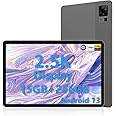 DOOGEE T30 Pro 11 Inch Tablet 2.5K, 15GB+ROM 256GB (TF 2TB), 20MP/8MP Camera, Android 13 Tablet, 4G-LTE, 2.4GHz&5GHz Wi-Fi Tablet, Face unlocking & Bluetooth 5.2, 8580mAh 33W Fast charging, Grey