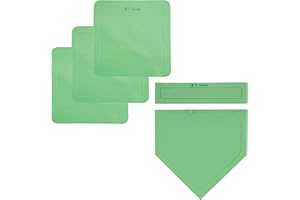 Franklin Sports Thrown Down Baseball Bases with Home Plate and Pitcher's Rubber - Backyard Kids Rubber Base Set Perfect for Baseball, Tea Ball, Kickball