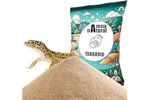 tobored Arena Natural para Terrario. 15 kg de Arena 100% Natural Arena de Playa para su Terrario. Su granulometría es de 0,1-0,8 MM.