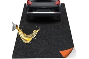 Ölspritzmatte Öl Auffangmatte,CEIEVER Garage Ölmatte 100X200cm/300x250cm Garagenboden Keine Falten Reparaturunterlage rutschfest Garagen-Protektor für Garage und Hof (300X250CM)