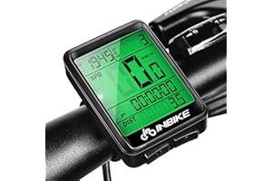 ‎INBIKE INBIKE Fahrradcomputer Kabellos Wasserdicht mit LCD Display Multi-Funktion Fahrradtacho Tachometer Kilometerzähler Fahrrad Drahtlos Radcomputer Automatisches Aufwachen Radtachometer Rennrad IC321