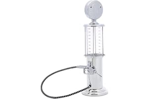Relaxdays dryckesdispenser som tappningskolonn, förkromad