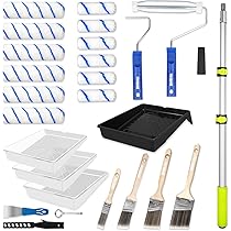 Paint Roller Kit With Extension Pole, 27 Piece Set, 2 To 4 Ft - View #4