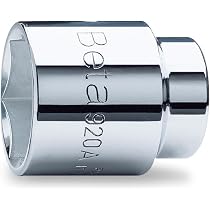 Beta 920PE 12L – Chiavi A Bussola Maschio Esagonale Con Attacco Quadro Femmina 1/2, Inserti Bruniti, Set Cromato Per Meccanica E Manutenzione