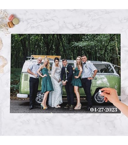Puzzle Photo Personnalisé 500, 1000 Ou 2000 Pièces – Créez Votre Propre Image – Boîte Personnalisée – Cadeau Unique