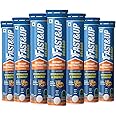 Fast&Up Reload Instant Hydration and Energy Drink - 140 Effervescent Tablets with all 5 Essential Electrolytes + Low Sugar and Added Vitamins - Certified Electrolytes Drink - Peach Ice Tea flavour