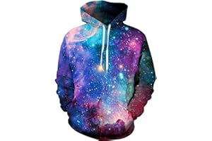 EUDOLAH 3D Prints Pullover Jumpers Breathable Hoodies Patterned Sweatshirts for Mens Size S M L XL 2XL 3XL