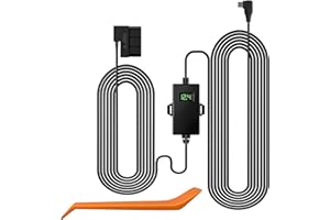 REDTIGER Dashcam OBD - Kit hardwire per cavo di alimentazione tipo USB C, 3 m, 12-24 V su 5 V, protezione a bassa tensione