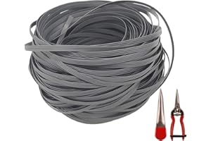 ODSK Repair Kit（Wicker + Weaving Tool）for Wicker Table and Chair, PE Rattan for Outdoor Patio Furniture, All-Weather Wicker for Conversation Set Repair-75m (250 ft) (Grey)