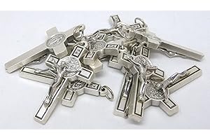 GTBITALY 10 cruces de San Benito con anillo, medida 4 cm, Pintura, Cruz, Capilla