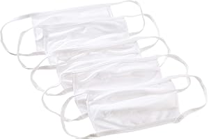 NUR DIE LOVABLE Mascherine per Il Viso, Bianco, Taglia Unica Unisex-Adulto