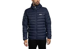 Regatta Męska męska kurtka z kapturem Marizion wodoodporna wyściełana kurtka puchowa wyściełany płaszcz (1 szt.)
