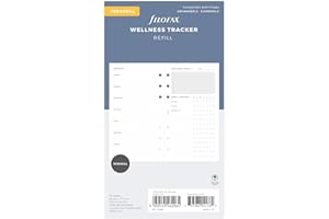 Filofax 132688 - Refill Wellness Tracker formato Personal