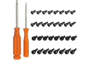 FandWay 4 x 8 Stück Video-Ring-Türklingel-Ersatz-Sicherheitsschrauben Und Schraubendreher (T15 + T6) Kit Für Ring-Türklingel & Ring Türklingel 2 & Ring Türklingel Pro.