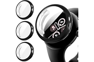 Diruite Etui Ochronny do Google Pixel Watch 2/Pixel Watch Screen Protector,Odporność Zarysowanie TPU Ochronne Etui do Google Pixel Watch 2/Pixel Watch Panzerfolie Ochronny