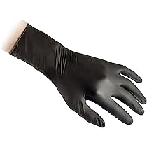 1000 Guanti Nitrile Neri Taglia M No Polvere Monouso Certificati CE Uso Medico