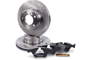 ENVA MADE FOR QUALITY BESTPRICE Juego de frenos eje delantero incl. discos de freno ventilados Ø 310 mm + pastillas de freno delanteras, compatible con BMW Serie 5 (E60), 5 Touring (E61)