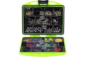 ‎ALOMEJOR Alomejor Fishing Tackle Box 24 Compartments Green Portable Tool Box