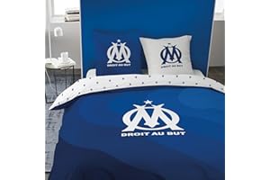 OMYDREAM Om ONDEBLUE Parure de lit |100% Coton | Oeko-TEX | Housse de Couette 240x220cm + 2 Taies d'oreiller 63x63cm | Imprimé Garçon | Bleu