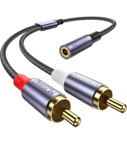 KUOQIY 5 PCS 3.5mm Female To Female Stereo Jack Adapter, Metal 1/8 Inch Audio Aux Coupler Joiner, For Extending Headphones Cable, Silver