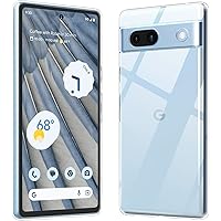 caslord Cover per Google Pixel 7A, Anti Ingiallimento Custodia con Assorbimento degli Urti e Anti-Graffio,Custodia sottile in