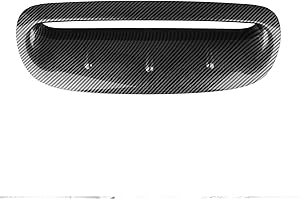 IDENUONA Front Air Bonnet Scoop Vent Trim For Mini Cooper S R53 R50 2002-2006 Carbon Look Glossy Black