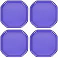 M1SS Small Mixing Tray 70cm x 70cm Octagonal Concrete & Mortar Mixing Tray Kids Messy Activities Plastic Tuff Spot Board Water & Sand Activities Plastering (Set Of 4, Purple)