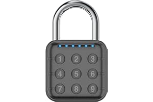SURPN Combination Lock, Combination Lock for Locker, Locker Lock & Gym Locker Lock - High Security, Easy to Use for Gym, School, Travel, Outdoor - Black
