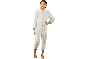kraftd Jumpsuit For Girls Fleece Hooded Zipper Closure One-Piece Jumpsuits | Loungewear | Bodysuit