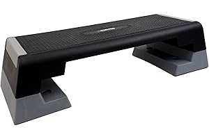 VIAVITO Adjustable 3 Level Aerobic Stepper Fitness Step Exercise Platform