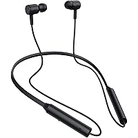 Redmi SonicBass Wireless Earphones Black with 12hr Battery, IPX4, Dual Pairing & 2-mics for Clear Calls.