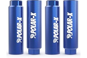 VOLO.FREEDOM TO FLY Volo Polar-X Bike Pegs for 3/8 Inch Solid Axles BMX Accessories Rear Front Foot Resting Street Stunt Aluminum alloy Non-Slip Light Weight Bicycle Kids Cycling Scooter