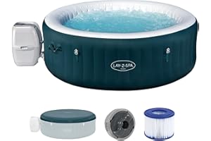 Bestway® Lay-Z-SPA® Energiespar-Whirlpool Miami AirJet™ für 6 Personen Ø 196 x 66 cm, Dunkelgrün