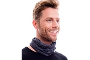 Hilltop Echarpe multifonction Tour de cou de sport - Couvre-chef - Snood pour homme et femme - 100% polyester - Motifs cool et couleurs tendance