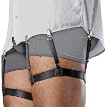 Paire De Jarretières Pour Chaussettes Homme – Réglables, Clips Antidérapants, Circonférence 30-55cm