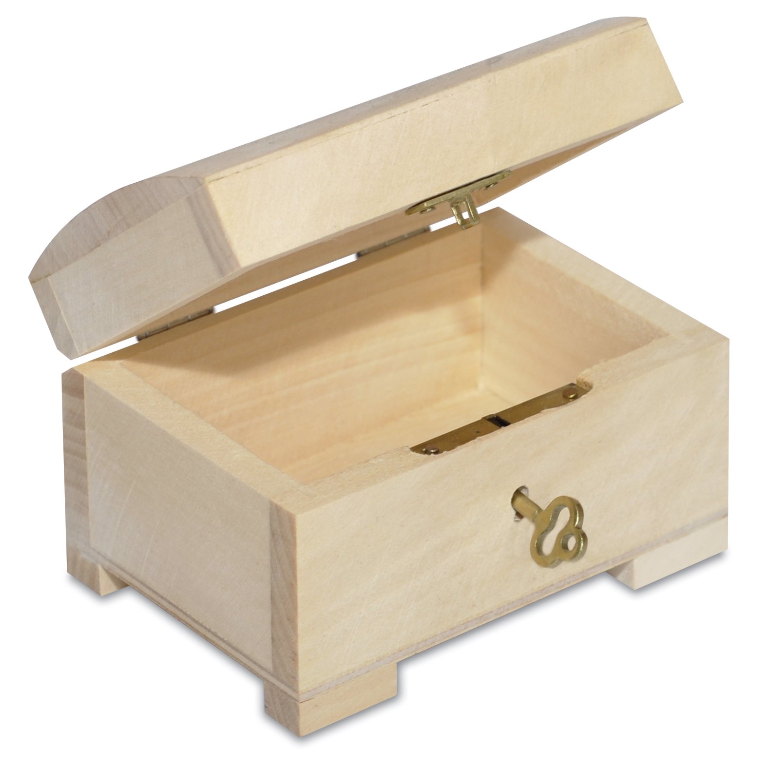 petit coffre en bois avec cl�