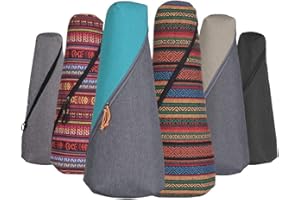 Glenmi Ukulele Case Bag for Both Soprano Concert Ukulele 21'' 23'' 24'',10mm Sponge Padded,with Double Shoulder Strap (Soprano/Concert, Two-tone)