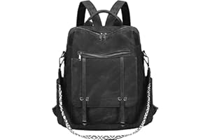 Leathario Plecak damski, wegański skórzany plecak torba dla kobiet, moda damska plecaki do pracy, na uniwersytet, podróże, biznes