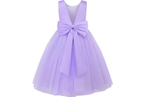 JerrisApparel Vestido Niña Flores Elegante Ceremonia Boda Fiesta Cumpleaños