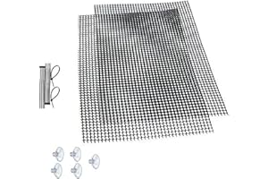 MARIMO PET STORE SunGrow Decorative Aquatic Moss Wall/Floor Mesh Kit - Create a Lush Living Plant Moss Wall or Moss Carpet for your Fish Tank (Plant Not Included)