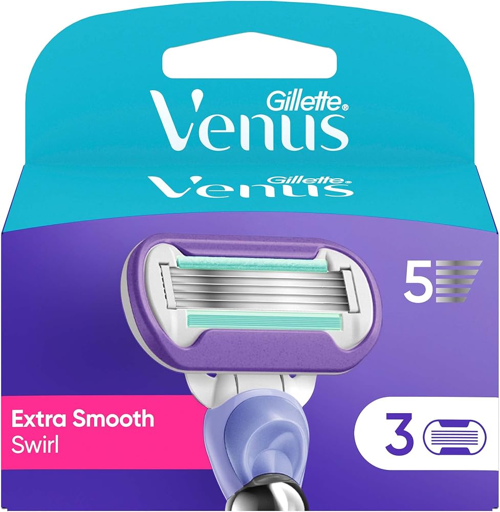 Gillette Venus Extra Smooth Kadın Bıçakları, 3 Yedek Bıçak