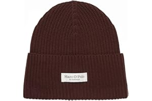 Marc O'Polo Damen Strickmütze aus Bio-Baumwolle Beanie