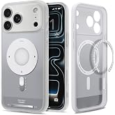 Spigen iPhone 18 Pro Max / 17 Pro Max ile Uyumlu MagSafe Kılıf Ultra Hybrid Mag Fit Classic Silver - ACS10044