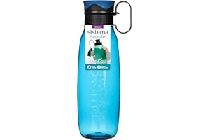 Sistema Traverse Sports Water Bottle | 650 ml | Leakproof Kids Water Bottle | Impact-Resistant Plastic | BPA-Free | Assorted Colours (Not Selectable) | 1 Count