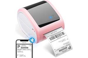 ASPRINK Bluetooth Thermal Label Printer Machine - Wireless Shipping Label Printer for Packages & Small Business - Desktop Thermal Label Printer 4X6 Label Makers, Compatible with Hermes, Royal Mail, UPS