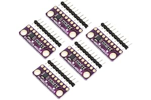 TECNOIOT 5 st I2C ADS1115 16 bit 16 bitars ADC 4-kanals modul förstärkare