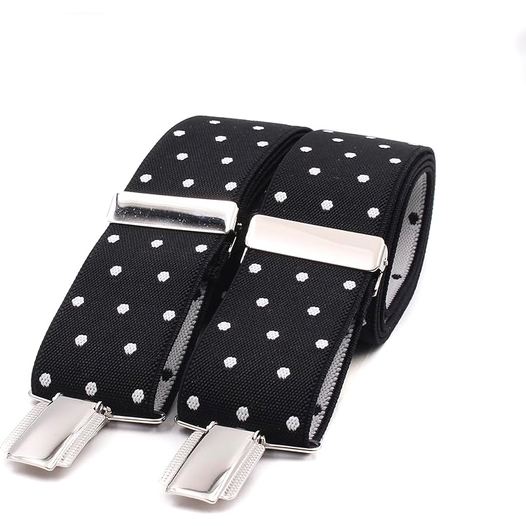 Coffre - Bretelles En Cuir Pour Hommes, Vintage, 3.5 Cm De Large, Noir