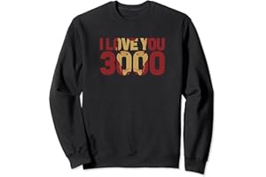 Marvel Avengers Endgame Iron Man I Love You 3000 Text Fill Sudadera